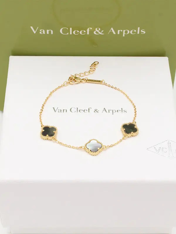 اسواره فان كليف ورود ميني 730 اسواره van cleef رمادي ذهبي