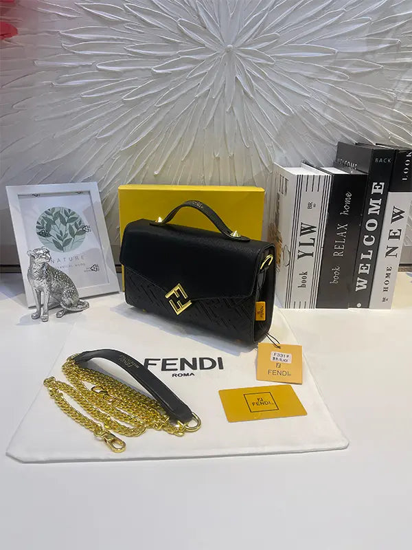 شنطة فندي صغيره اسود ماستر نيو لوقو شنط وحقائب fendi bags