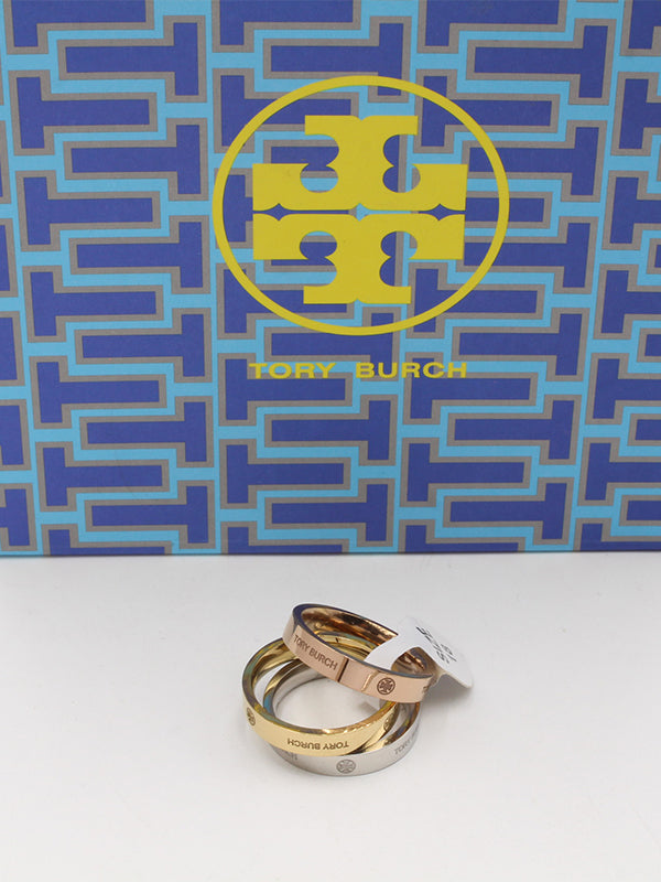 خواتم توري بورش 3 قطع خواتم tory burch