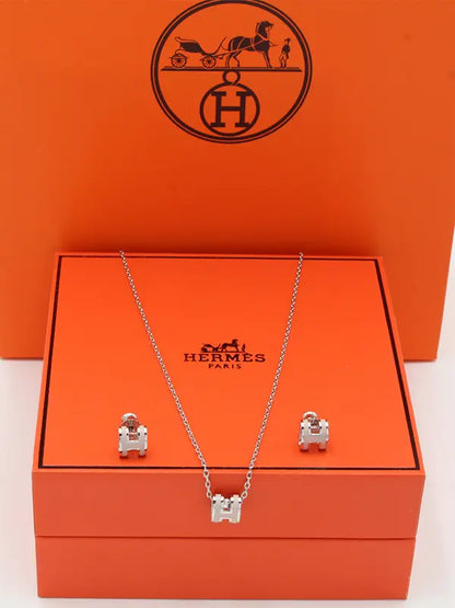 طقم هيرمز ملون ناعم ماستر لوقو