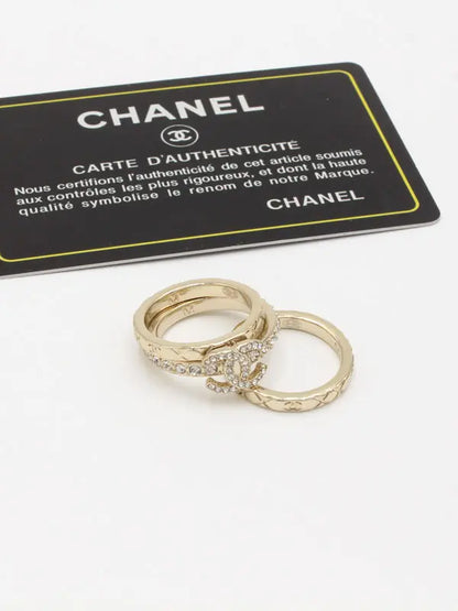 خاتم شانيل انتيك الجديد من خاتمين خواتم chanel ذهبي 8