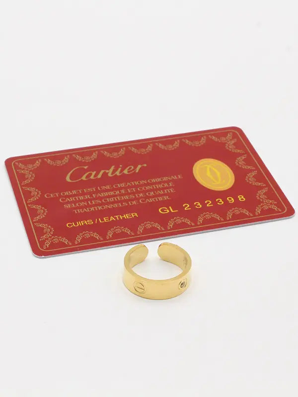 خاتم كارتير لوقو 505 خواتم CARTIER ذهبي 7