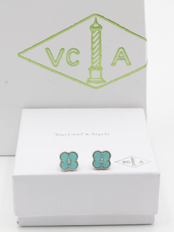 حلق فان كليف ستون لوقو حلق van cleef