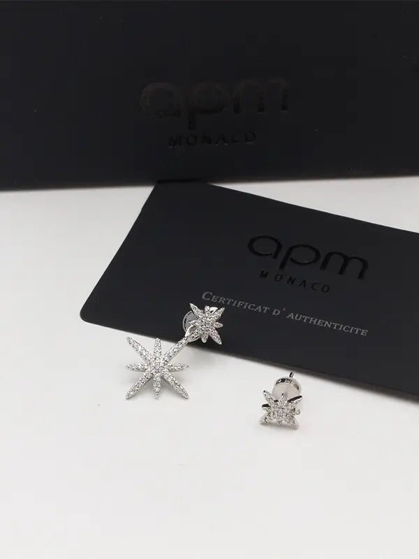 حلق اي بي ام زركون شاين لوقو حلق APM