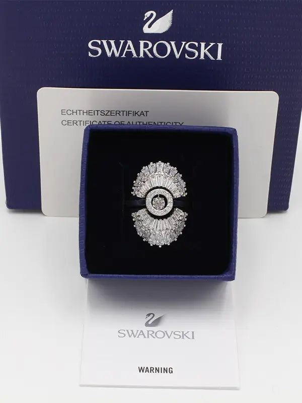 خاتم سواروفسكي الهبه فضي زركون خواتم Swarovski فضي 7