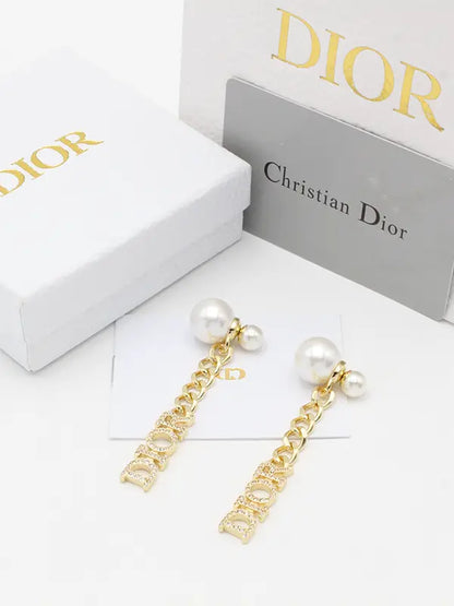 حلق ديور طويل 590 حلق dior
