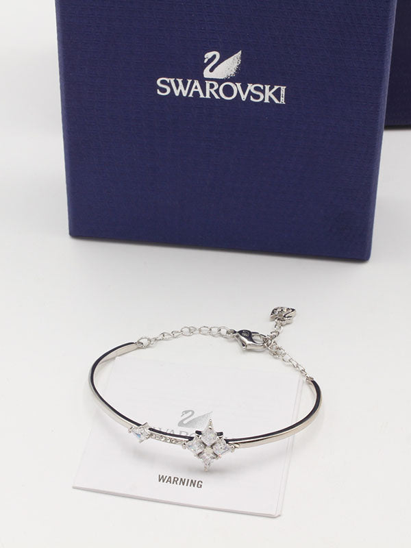 اساور سواروفسكي ستار زركون اسواره Swarovski فضي