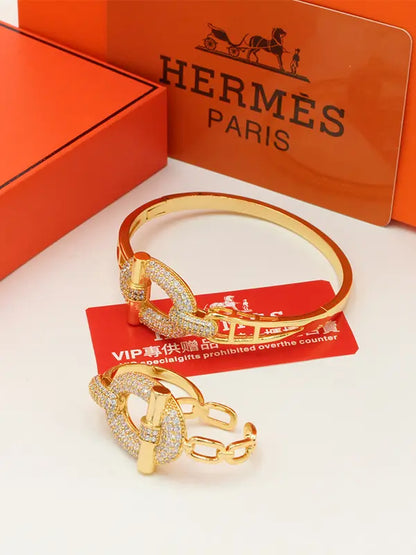 اساور هيرمز 25 بانقل مع خاتم اسواره HERMES