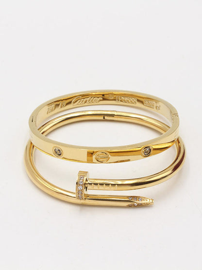 اسوارة كارتير مسمار مع اسواره لوف زركون اسواره CARTIER