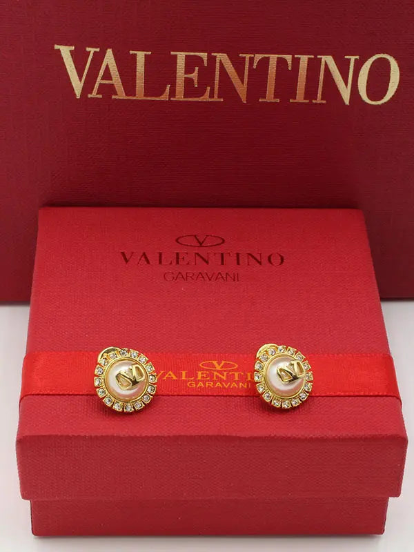 حلق فالنتينو الجديد لوقو 738 حلق VALENTINO ذهبي