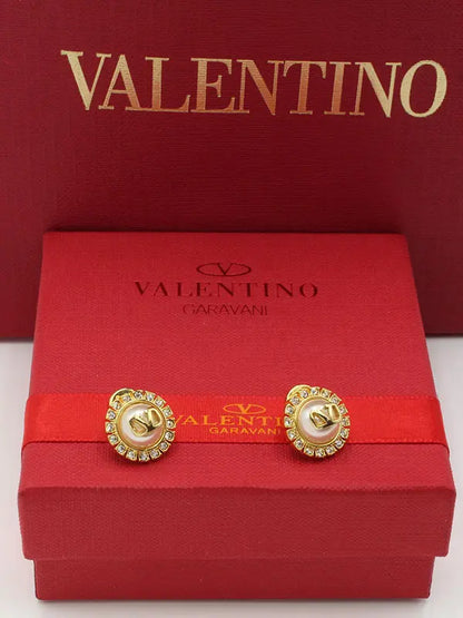 حلق فالنتينو الجديد لوقو 738 حلق VALENTINO ذهبي