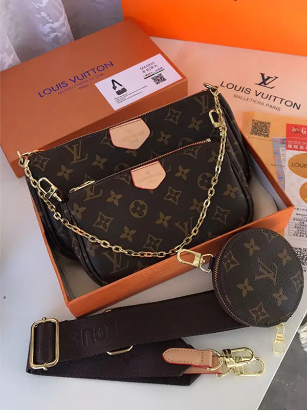 شنطة لويس فيتون نيو ماستر شنط وحقائب louis vuitton بني