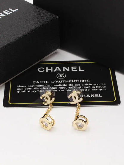 حلق شانيل طويل 670 حلق chanel