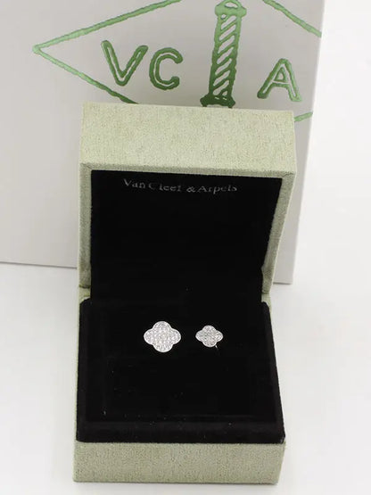خاتم فان كليف وردتين زركون خواتم van cleef