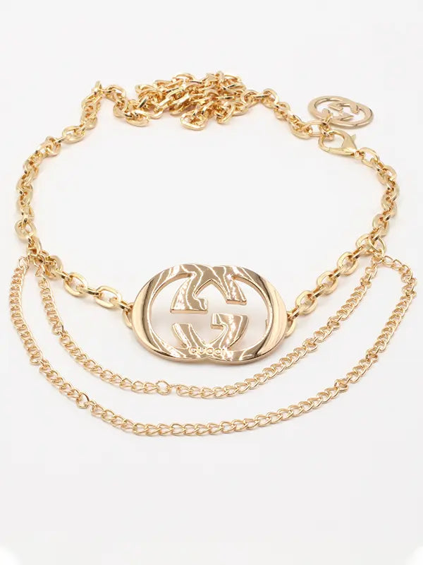 احزمة قوتشي جنزير احزمة gucci ذهبي