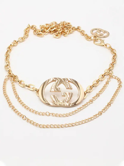 احزمة قوتشي جنزير احزمة gucci ذهبي