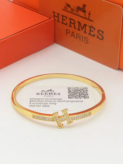 اساور هيرمز اتش ماستر لوقو زركون اسواره HERMES