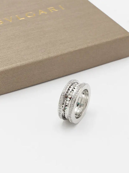 خاتم بولغاري زركون دبل ماستر خواتم bvlgari