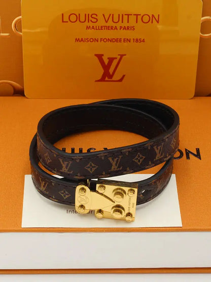 اساور لويس فيتون ليذر ماستر تو لاينز اسواره louis vuitton