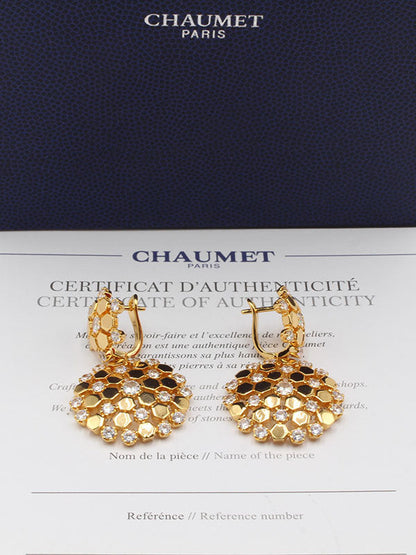 حلق شومية زركون الجديد لوقو حلق chaumet