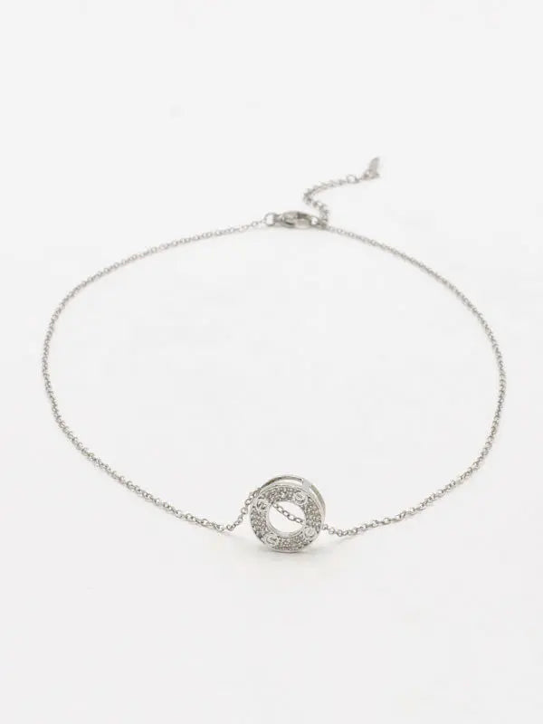 سلسال كارتير سمول سيركل بندنت سلسال CARTIER فضي