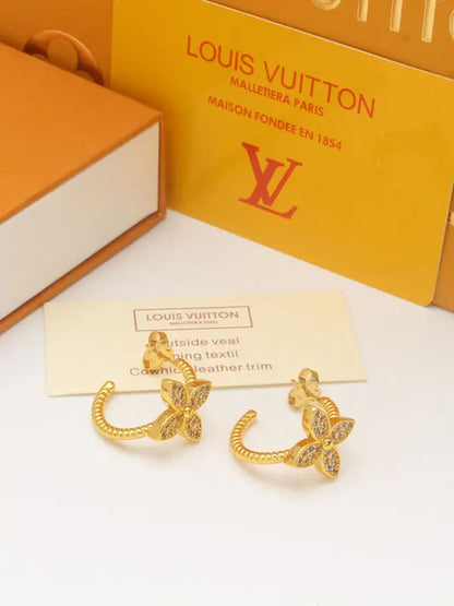 حلق لويس فيتون زركون مدور ماستر 699 حلق louis vuitton