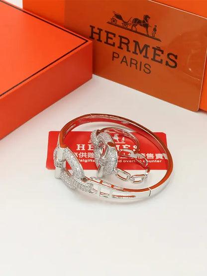 اساور هيرمز 25 بانقل مع خاتم اسواره HERMES
