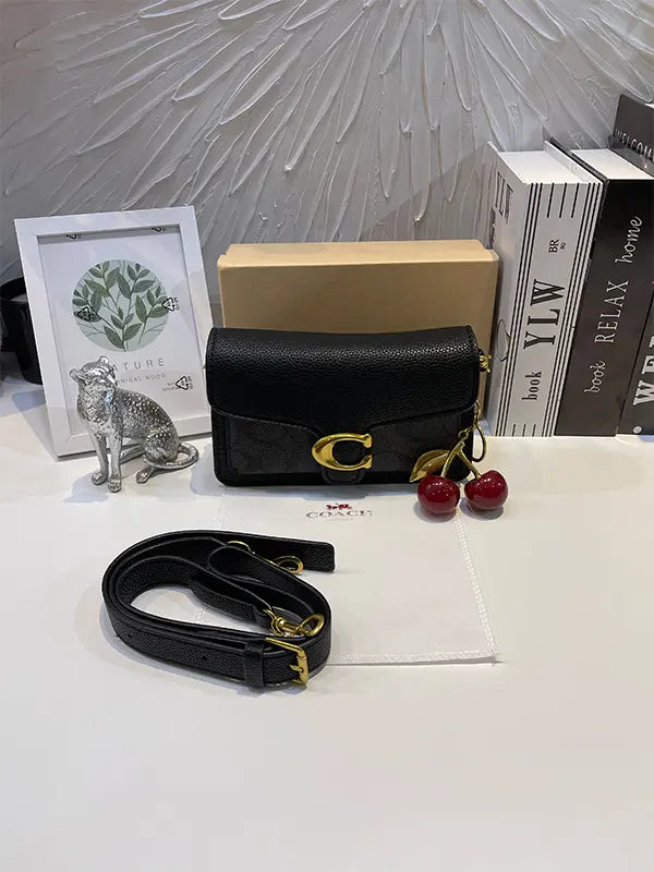 شنطة كوتش كلورز سمول سايز شنط وحقائب coach bags اسود