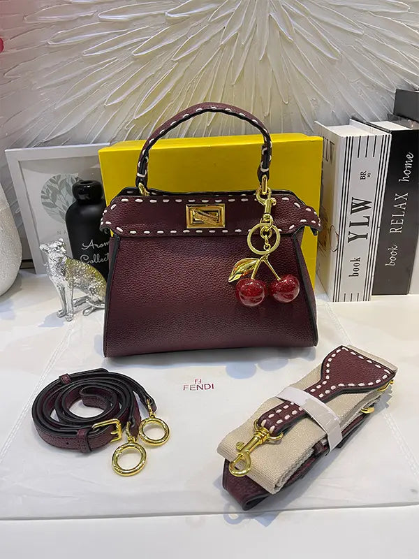 شنطة فندي بتعليقه كرز شنط وحقائب fendi bags