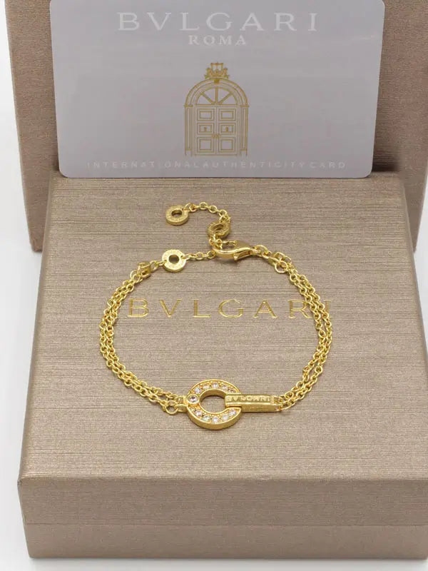 اسواره بولغاري نيو ستايل دبل شاين اسواره bvlgari ذهبي