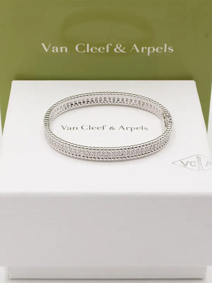 اسواره فان كليف بانقل زركون لوقو اسواره van cleef فضي