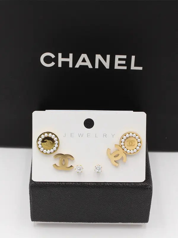 مجموعه حلق شانيل 605 حلق chanel