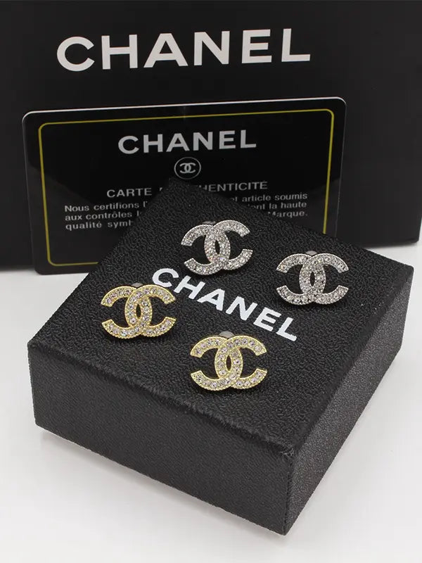 حلق شانيل زركون 575 حلق chanel
