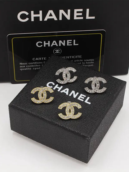 حلق شانيل زركون 575 حلق chanel