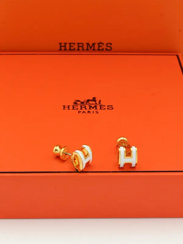 حلق هيرمز ذهبي الماستر حلق HERMES