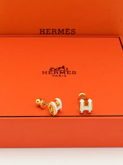 حلق هيرمز ذهبي الماستر حلق HERMES