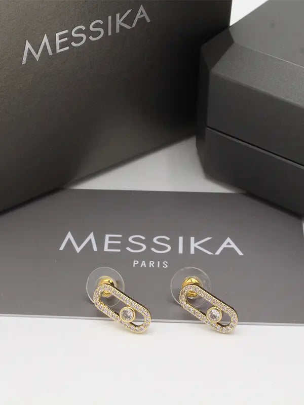 حلق ميسيكا زركون وسط حلق messika