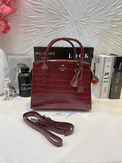 شنطة كوتش ريد فلفت شنط وحقائب coach bags عنابي