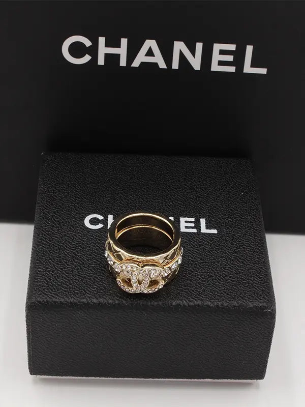 خاتم شانيل 3 قطع خواتم chanel