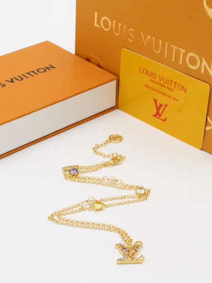 سلسال لويس فيتون موف ايديشن ماستر سلسال louis vuitton ذهبي