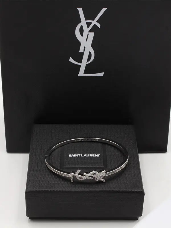 اساور ايف سان لوران زركون بانقل لوقو اسواره ysl