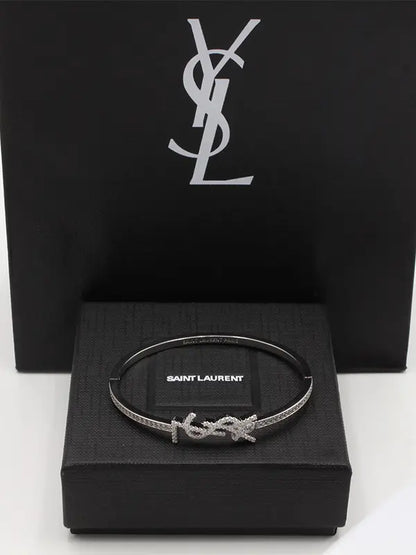 اساور ايف سان لوران زركون بانقل لوقو اسواره ysl