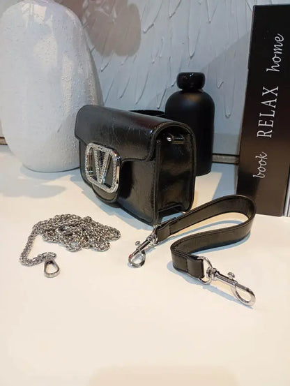 حقيبة ايف سان لوران صغيره كرستال اسود شنط وحقائب ysl bag