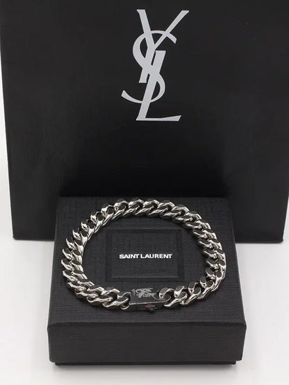 اساور ايف سان لوران لوقو 947 اسواره ysl فضي
