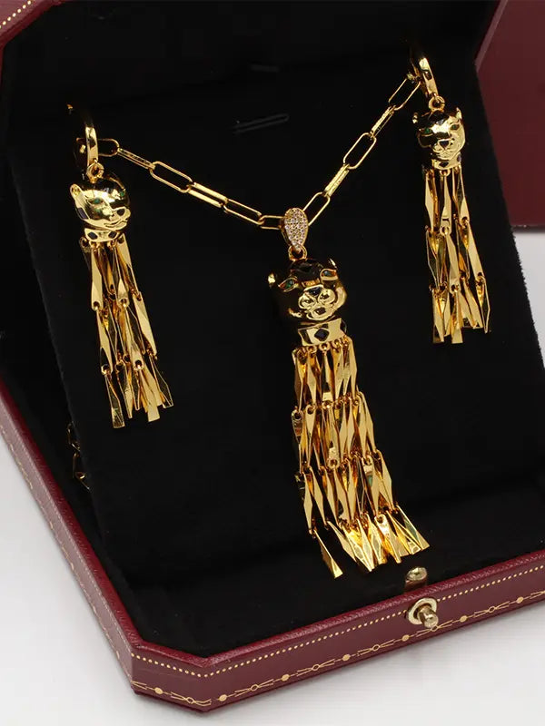 طقم كارتير الجديد فيس تايقر جنزير اطقم CARTIER