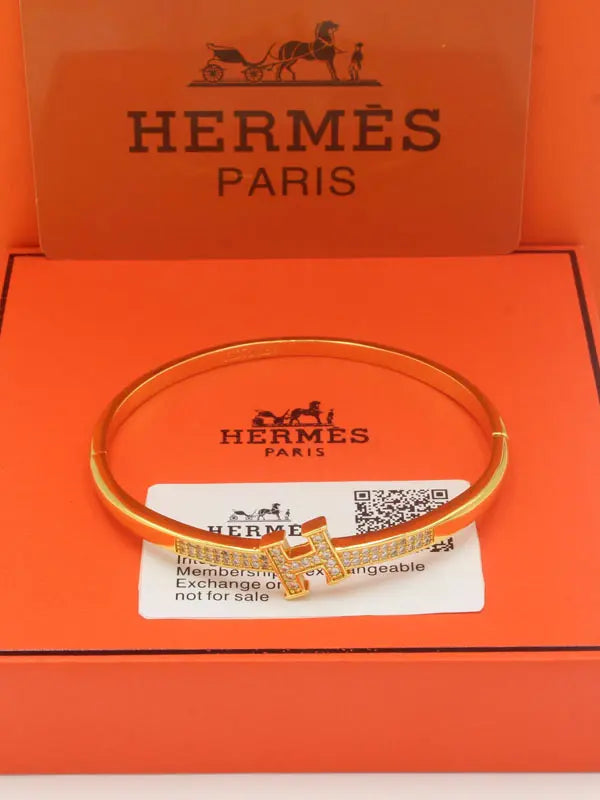 اساور هيرمز اتش ماستر لوقو زركون اسواره HERMES