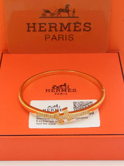 اساور هيرمز اتش ماستر لوقو زركون اسواره HERMES