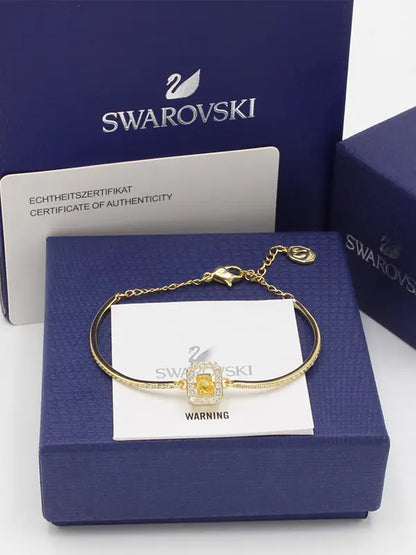 اسواره سواروفسكي زركون اسواره Swarovski اصفر ذهبي