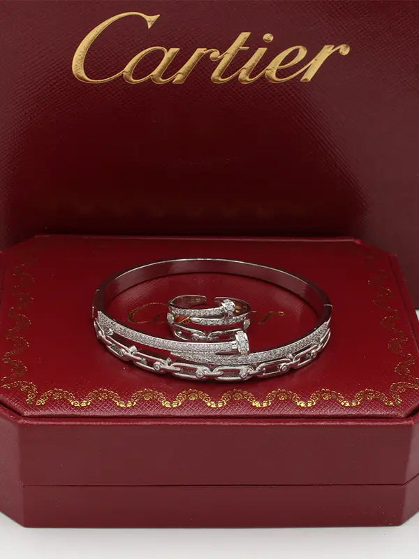 اساور وخاتم كارتير زركون 785 اسواره CARTIER