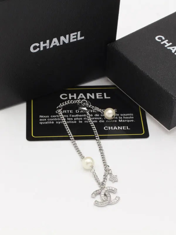 اسواره شانيل فضي 856 ماستر اسواره chanel